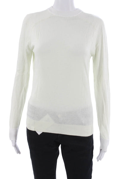 Lululemon Women Pullover Sweater Green Crew Neck Long Sleeve Poly Blend Size XS