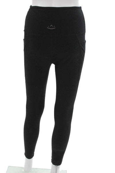 Beyond Yoga Womens Ankle Black Polyester Leggings Size S