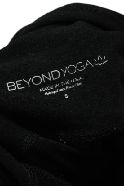 Beyond Yoga Womens Ankle Black Polyester Leggings Size S