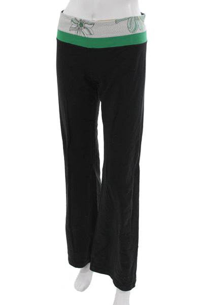 Lululemon Womens Leggings Black Polyester Blend Size 8