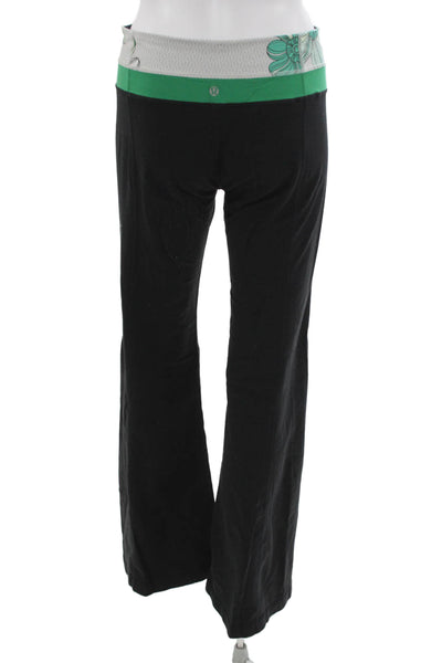 Lululemon Womens Leggings Black Polyester Blend Size 8