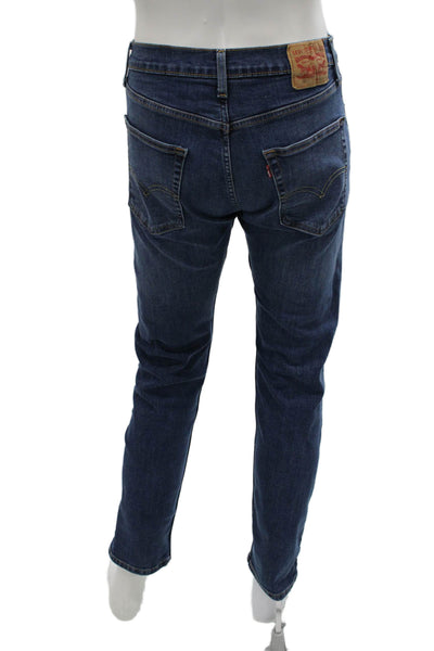 Levi's Mens Tapered Blue Jeans Cotton Zip Size 30