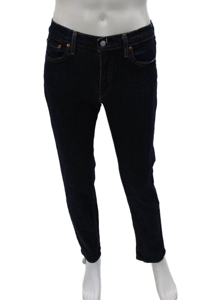 Levi's Mens Tapered Jeans Blue Cotton Button Fly Size 30