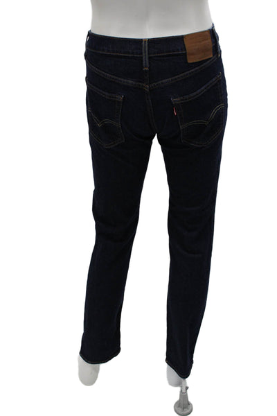 Levi's Mens Tapered Jeans Blue Cotton Button Fly Size 30