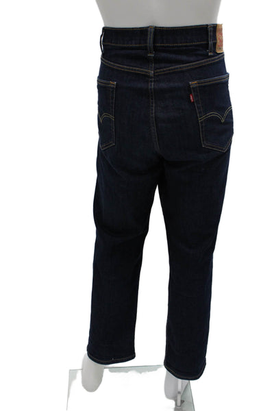 Levi Strauss & Co Mens Tapered Blue Cotton Blend Jeans Size 40