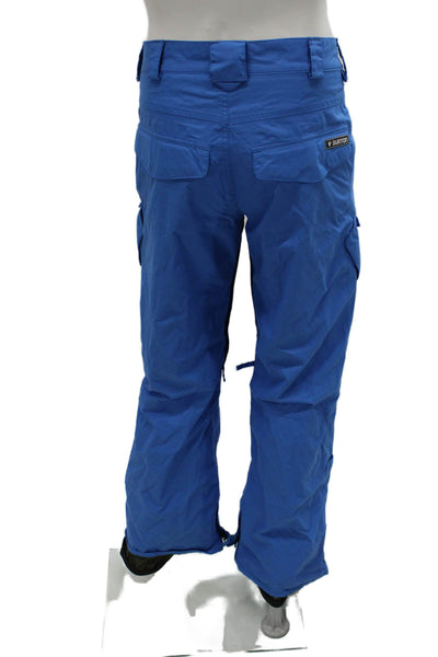 Burton Unisex Adults Snow Pants Blue Nylon Button Size M