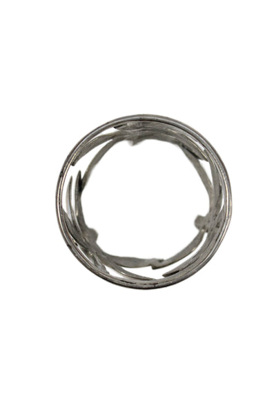 Designer Silver Tone Iron 3" Decorated Candle Holders Set Of 15