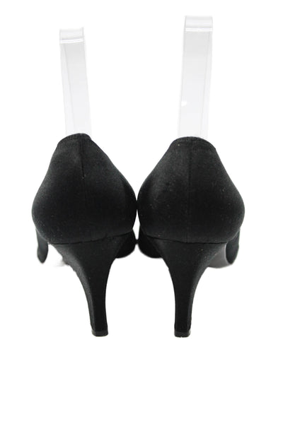 St.  John Womens Pointed Toe Slip-On Pump High Heels Black Size 7.5