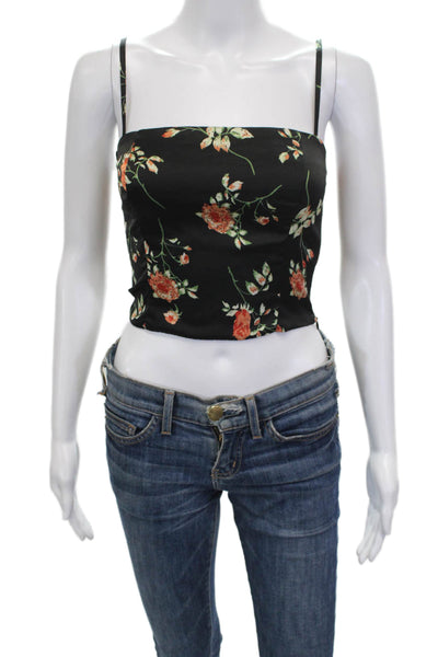 Bardot Women Camisole Multicolor Floral Square Neck Size XS