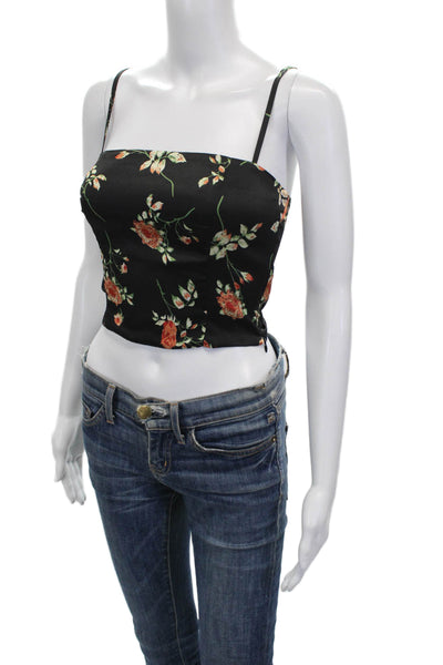 Bardot Women Camisole Multicolor Floral Square Neck Size XS