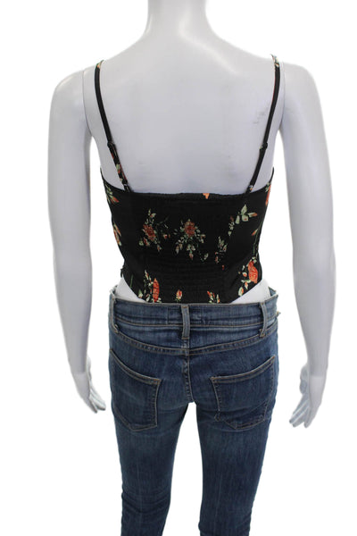 Bardot Women Camisole Multicolor Floral Square Neck Size XS