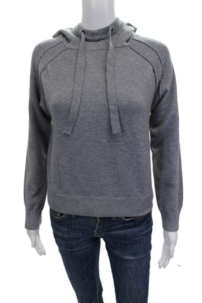 Heartloom Women Pullover Sweater High Neck Long Sleeve Gray Size XS