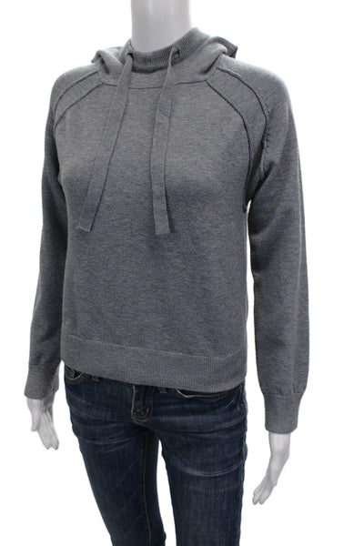 Heartloom Women Pullover Sweater High Neck Long Sleeve Gray Size XS