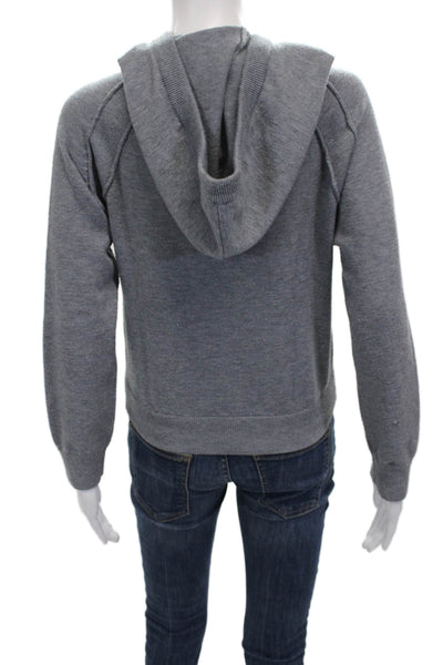 Heartloom Women Pullover Sweater High Neck Long Sleeve Gray Size XS
