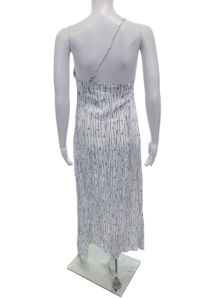 MNG Women White Sweetheart Maxi Dress Sleeveless Viscose Size S