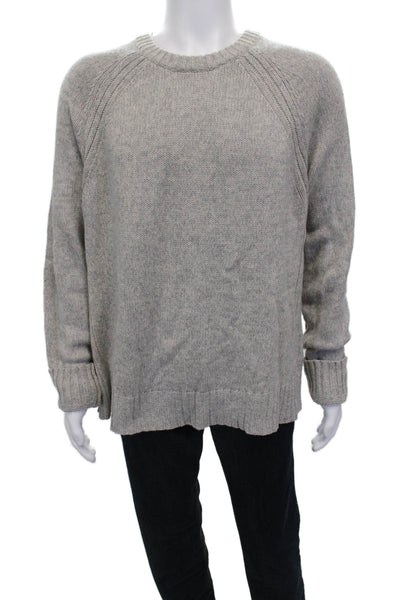 Vince Mens Gray Wool Pullover Sweater Crew Neck Long Sleeve Size 2XL