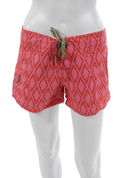 Patagonia Women Pink Ikat Nylon Shorts Size 6