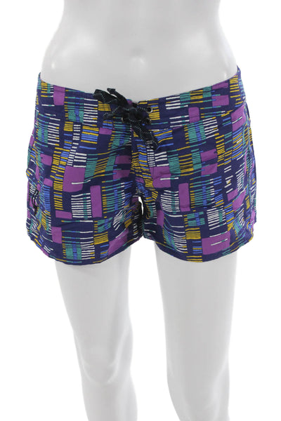 Patagonia Womens Multicolor Geometric Nylon Shorts Size 6