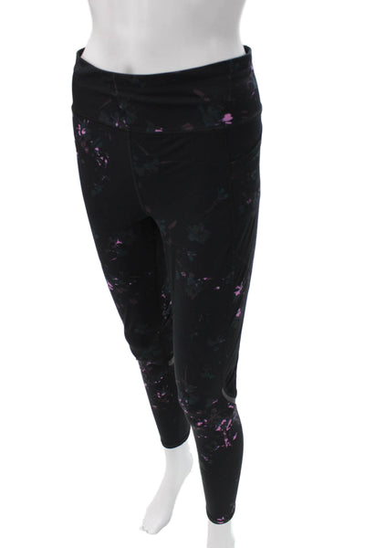Sweaty Betty Womens Floral Multicolor Polyamide Leggings Size M