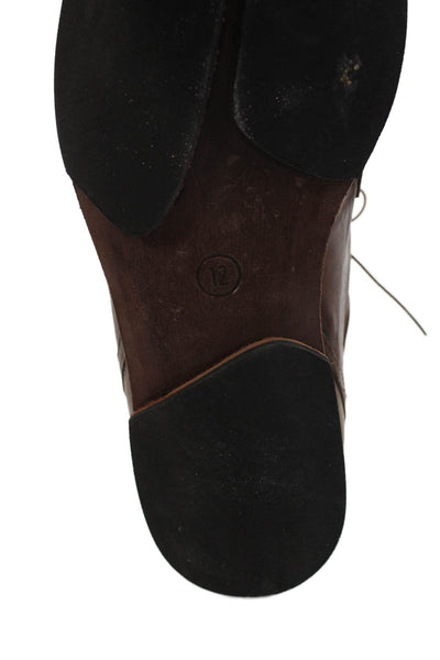 Timberland Mens Leather Lace Up Oxford Dress Shoes Brown Size 12