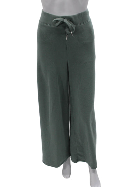 Spanx Women Drawstring Sweatpants Green TENCEL Modal Size L