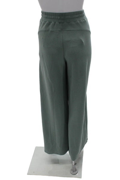 Spanx Women Drawstring Sweatpants Green TENCEL Modal Size L