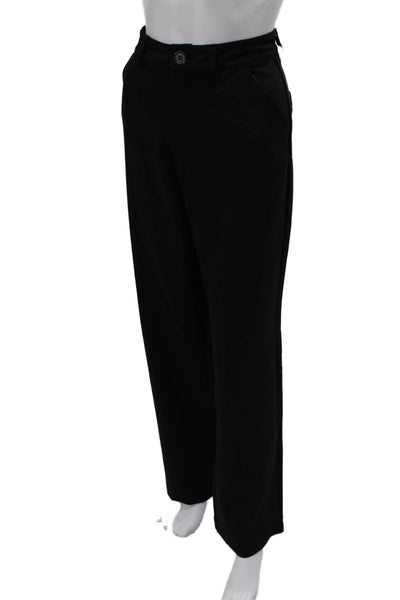 Danielle Bernstein Womens Dress Pants Black Polyester Button Size 4