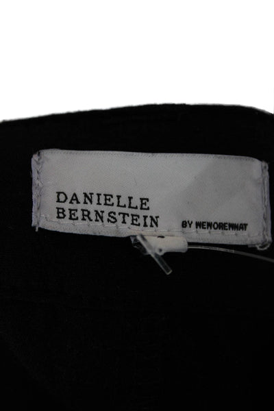 Danielle Bernstein Womens Dress Pants Black Polyester Button Size 4