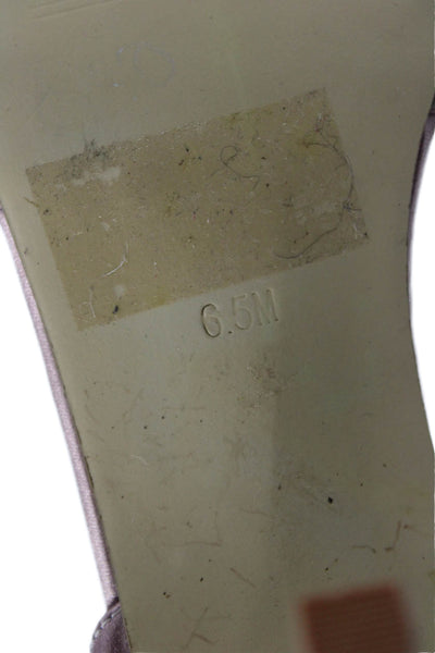 Steve Madden Womens Bow Detail Ankle Strap Heeled Sandals Pink Size 6.5