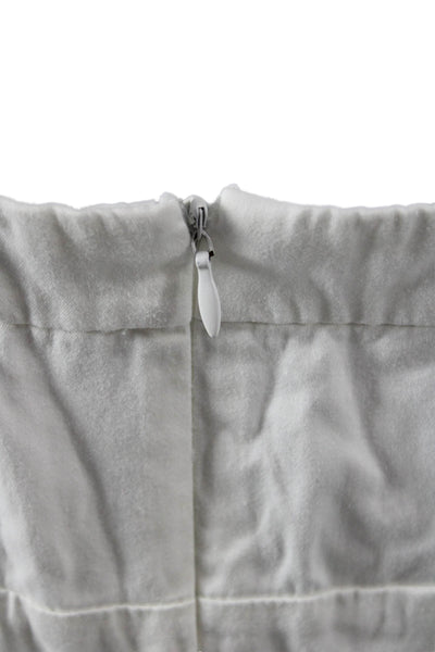 Calvin Klein Womens Fit & Flare Halter White Dress Sleeveless Size 4