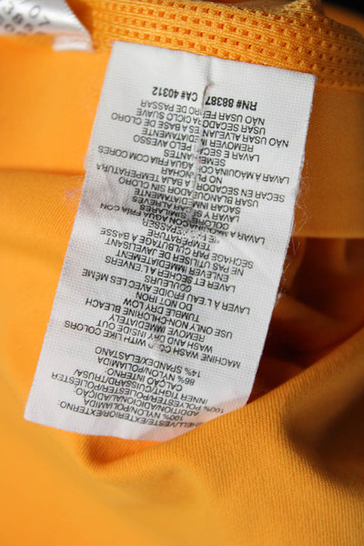 Adidas Women Athletic Orange Polyester Skort Short Size L