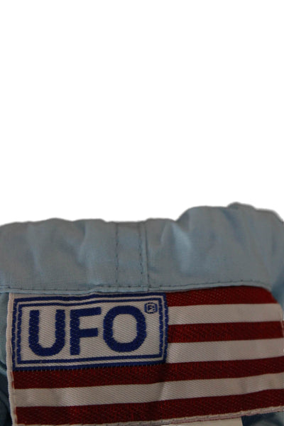 UFO Womens Blue Cargo Pants Button Closure Size M