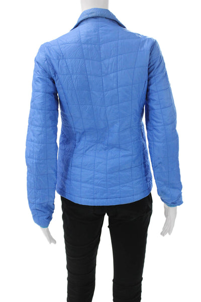 Marmot Womens Quilted Nylon Jacket Blue Zip Size XS