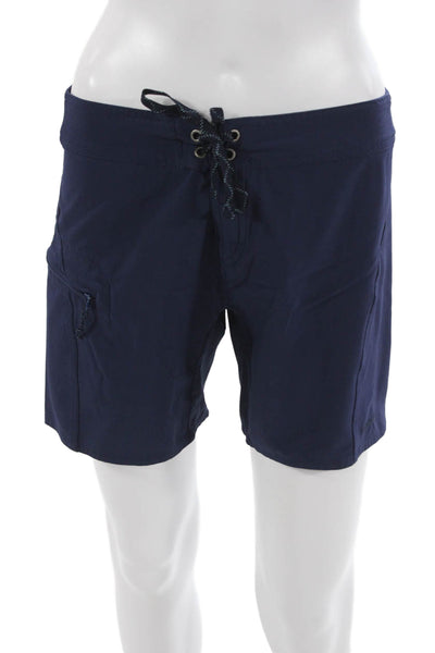 Patagonia Women Blue Polyester Shorts Size 26