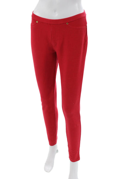 Michael Michael Kors Womens Red Polyester Blend Jeggings Size S