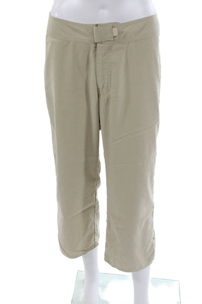Patagonia Womens Pants Beige Polyester Solid Inseam 24 Size 6