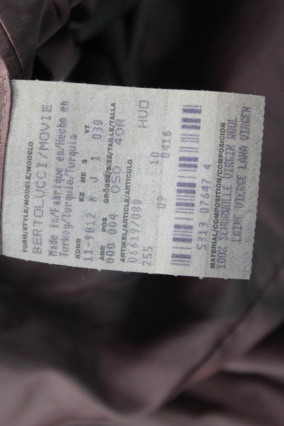 Boss Hugo Boss Men Gray Striped Virgin Wool 2 Piece Suit Size 40