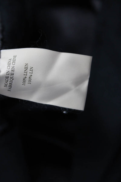 Theory Mens Dress Pants Gray Linen Drawstring Size 33