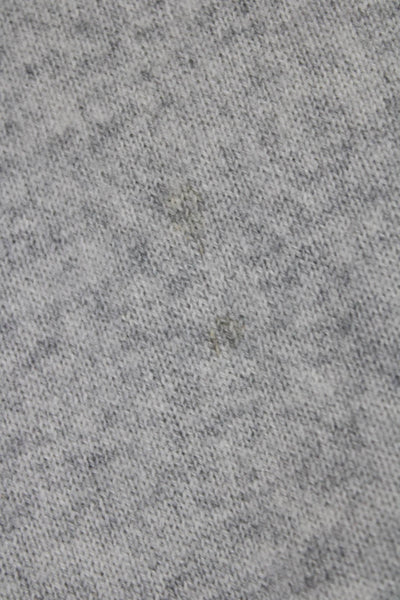 Lafayette 148 New York Women Cashmere Tunic Gray Turtleneck Sleeveless Size L