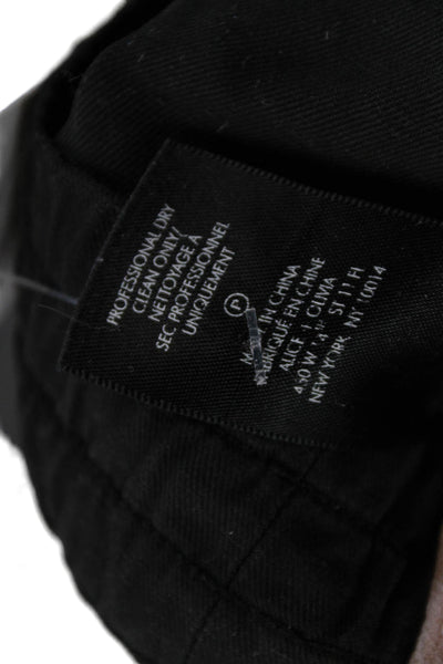 Alice + Olivia Women Utility Shorts Black Lyocell Pull On Size S
