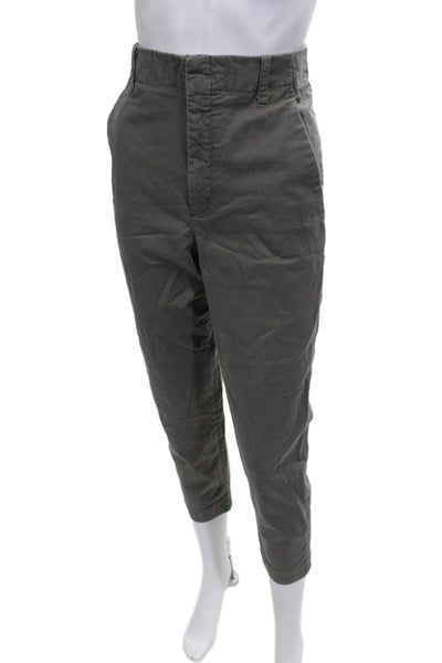 Vince Womens Gray Cotton Chino Pants Size 2