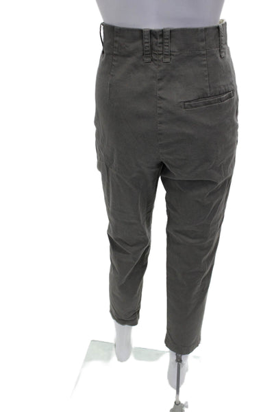 Vince Womens Gray Cotton Chino Pants Size 2