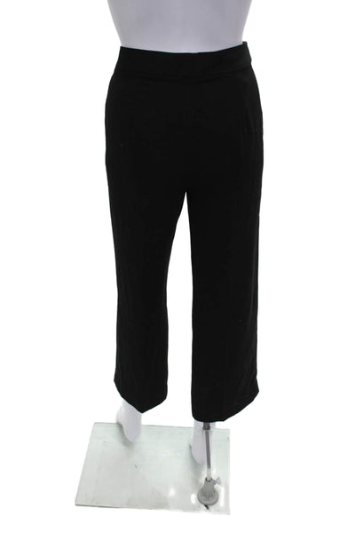 Le Gali Women Cropped Black Polyester Pants Zip Size 2