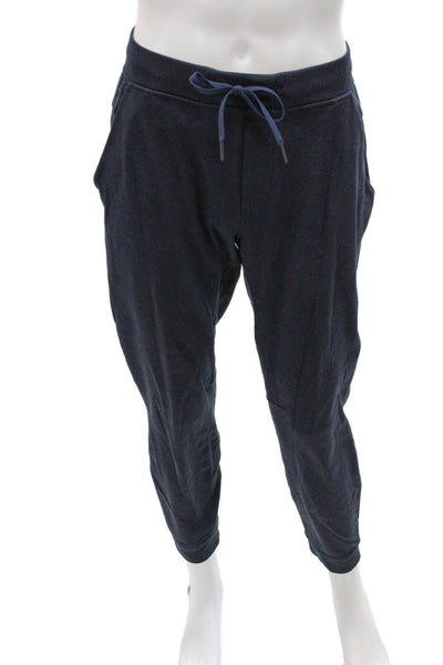 Lululemon Mens Blue Jogger Pants Nylon Blend Drawstring 26 Inseam Size M