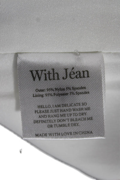 With Jean Women Cropped Floral Sleeveless Tank Multicolor Size XS