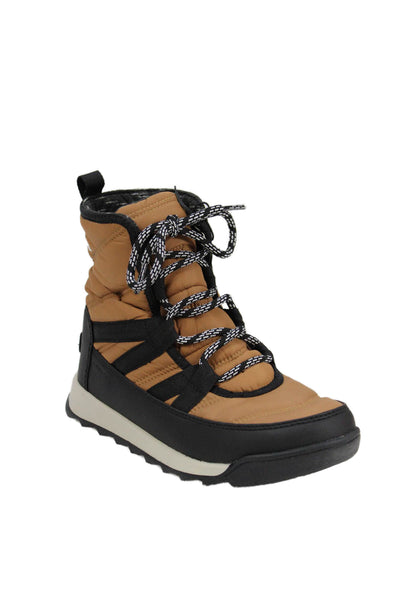 Sorel Womens Lace Up Mid-Calf Boots Brown Size 6.5
