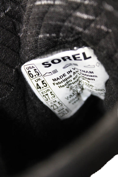 Sorel Womens Lace Up Mid-Calf Boots Brown Size 6.5