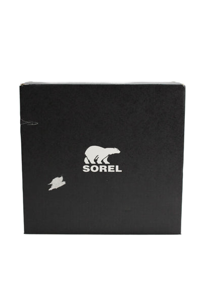 Sorel Womens Lace Up Mid-Calf Boots Brown Size 6.5