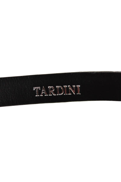 Tardini Unisex Kids Genuine American Alligator 1/2 Inch Wide Belt Chestnut