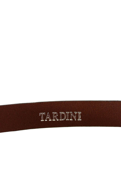 Tardini Unisex Kids Genuine American Alligator 1/2 Inch Childrens Wide Belt Blue